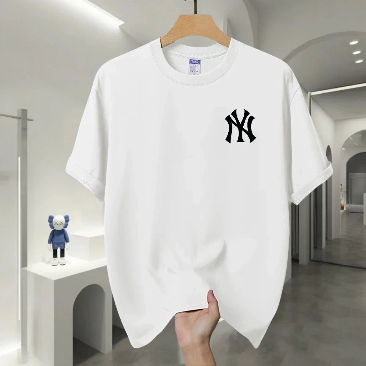 American Yankees Women Couples Short-sleeved T-shirt Large Size Sports Summer Shirt harajuku women clothes t shirt women tops