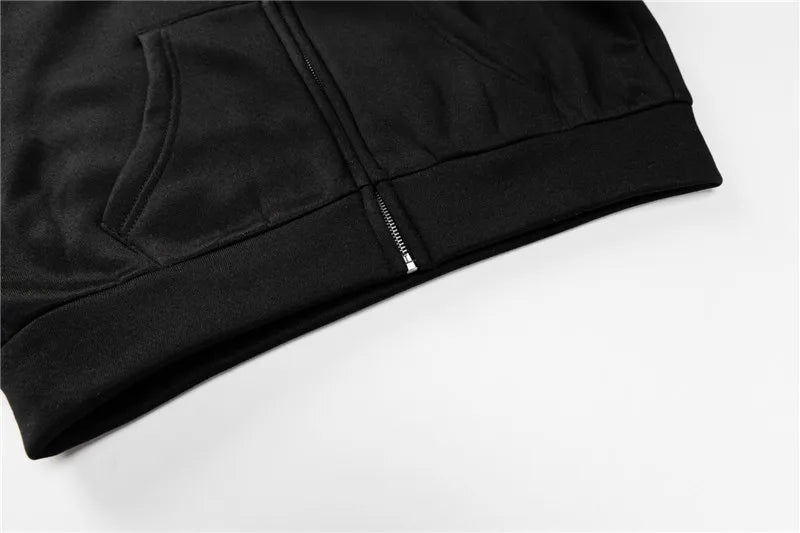 Y2K Zip Rhinestone Women Hoodie 2025 Oversized Hoodies E-girl Goth Punk Jacket Long Sleeve White Sweatshirts Trend Streetwear