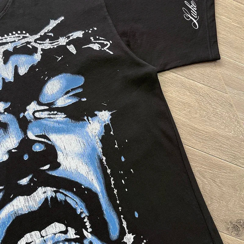 HS  Wings of Liberty printed short-sleeved T-shirt