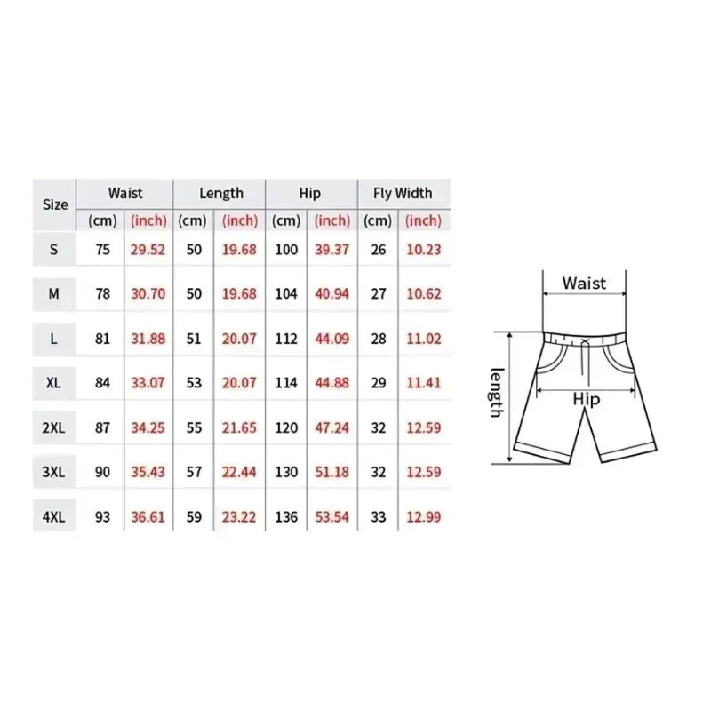 Men's and Women's Outdoor Sports Casual Shorts Are Comfortable, Quick Drying, Breathable, Fashionable, and 3D Printed