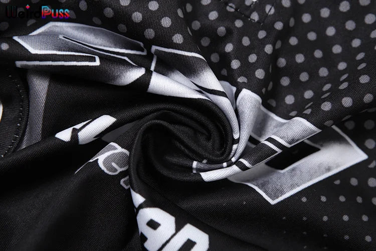 Weird Puss Halter Hollow Bodysuit Woman Summer Backless Straps Zipper Sexy Print Wild Fashion Trend Streetwear Skinny Clubwear