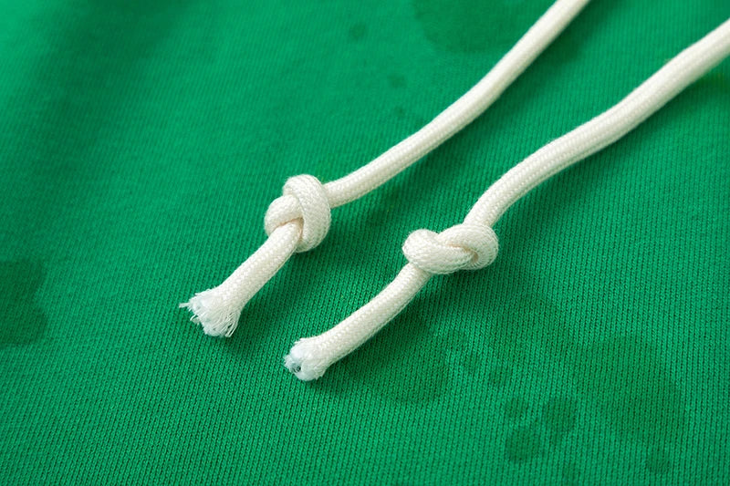 RRR123 2024 New Sports Shorts Heavyweight Washed Graffiti Print Vintage Drawstring Capris Casual High Street Loose Curled Y2K