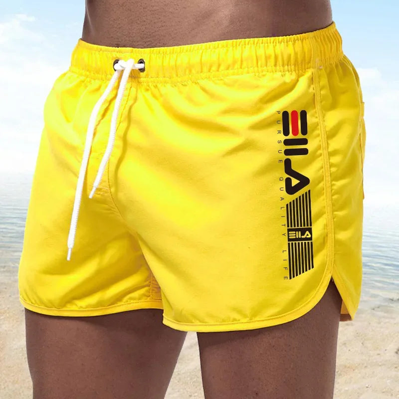 Summer beach swimming shorts: Fashionable and best-selling printed shorts, comfortable ultra-thin quick-drying beach shorts