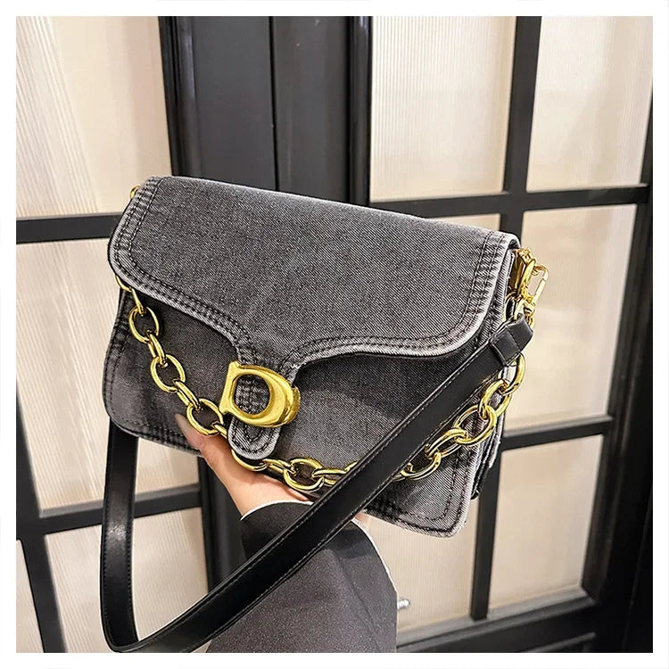 2025 High-Value Retro Women's Canvas Underarm Bag – Trendy Shoulder/Crossbody, Versatile Sophisticated Backpack