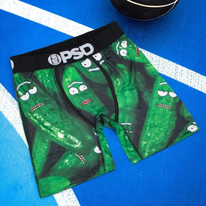 OZPSD Men Sexy Boxers Men Boxershorts Men's Printed Long Boxer Briefs Mens Underpants Plus Size Breathable Man Underwear Panties