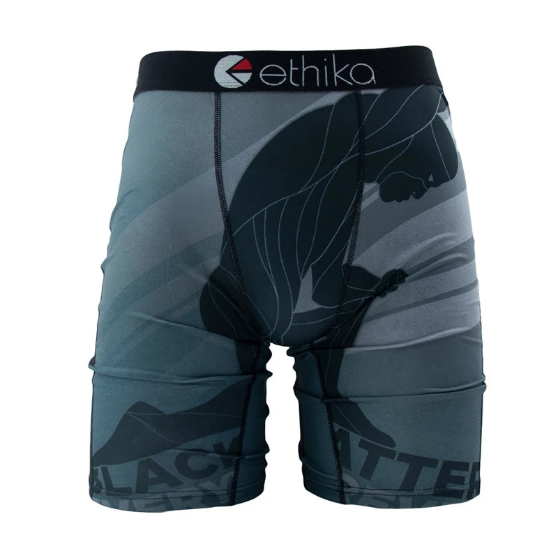 ETHIKA 1Pcs Sexy Men Underwear Boxers Breathable Man Swimming Underpants Plus Size S-3XL Mens Panties Trunks Men's Boxer Briefs