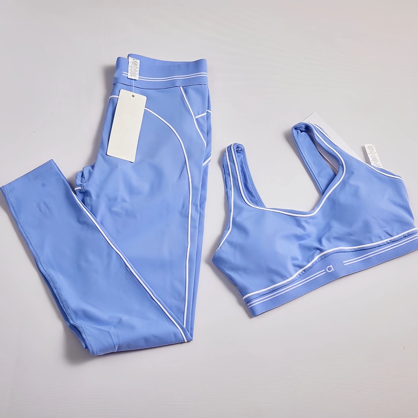 2025 Summer New Women's High Quality Fabric Elastic Breathable Tank Top and Pants Two Piece Set