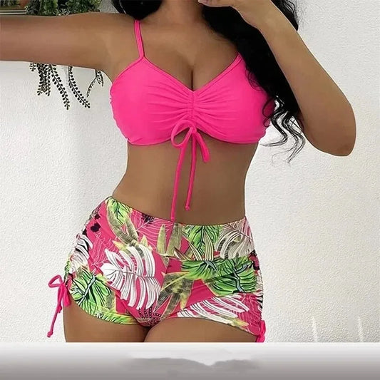 Sexy Bikini, Swimwear Push Up Bikini Set High Waist Shorts Swimwear, Swim Suit Beachwear