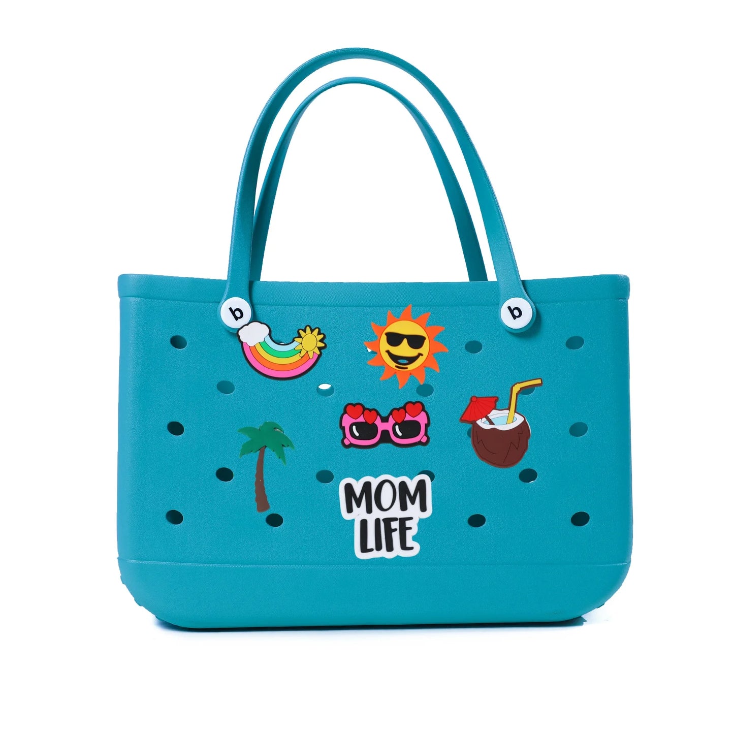 S M XL Eva Beach Bogs Bag Waterproof Extra Large Tote Bag Beach Basket Women Picnic Handbag 48cm XL Tote Bag Rubber shopping Bag