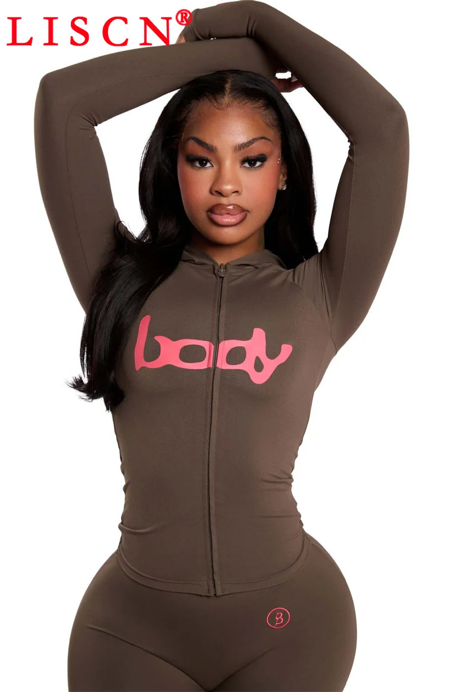 10 Wholesale Fall Tracksuits Camouflage Printing Two Piece Set Womens Outfits Slim Long Sleeve Hooded Jackets + Pants K15697_2