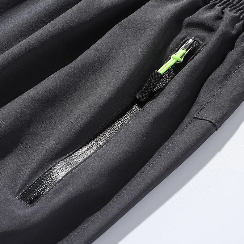 5XL High Stretch Outdoor Sport Hiking Pants Men Zipper Pockets Trousers Men Summer Thin Quick Dry Men's Pants Trekking Fishing