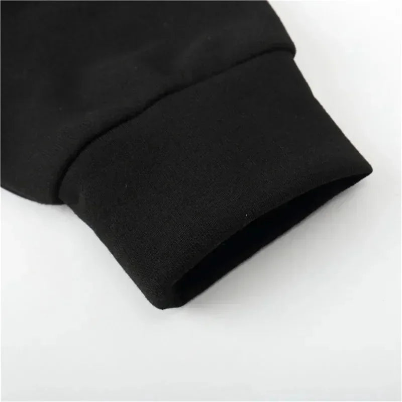 Men's Casual Hoodie Geometric Pattern Polyester Fiber Relaxed Fit Machine Washable Fashion Female Streetwear Long Sleeve Clothes