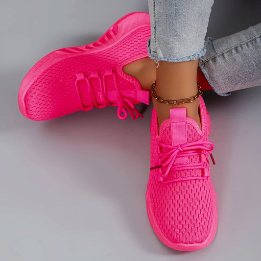 Women's summer breathable mesh flat shoes women's shoes casual sports shoes, clearance free shipping