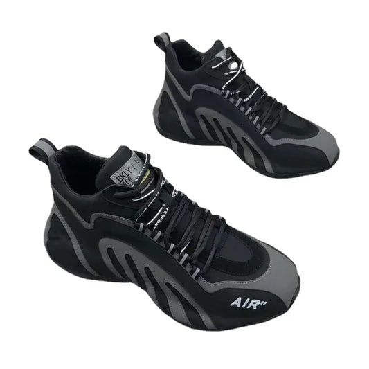 Sneakers Men Fashion  Casual Lightweight Breathable Running Shoes Men Sneakers Lace-up Platform Sneakers Footwear Zapatos Hombre