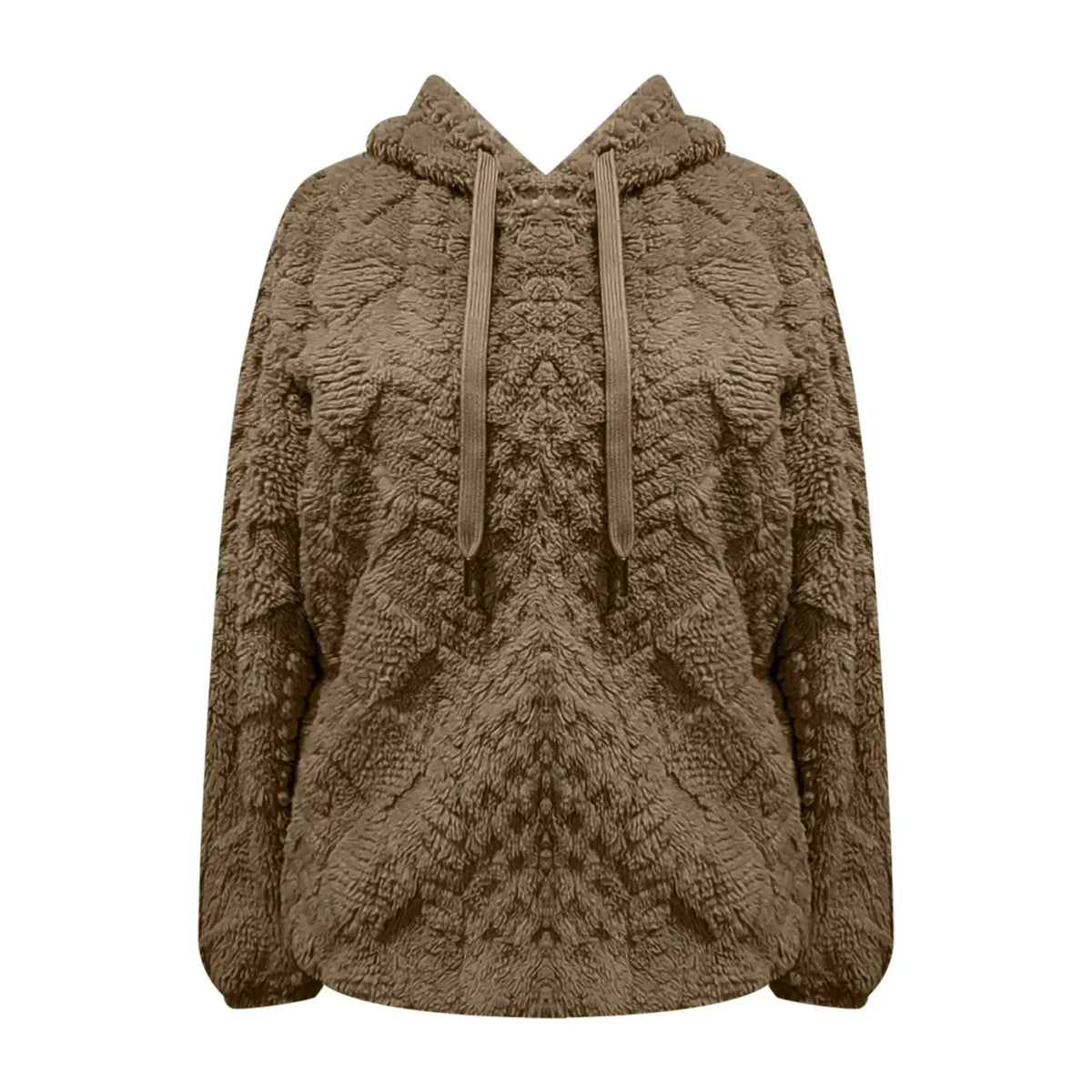 Women Trendy Ribbed Knit Sweatshirt Fuzzy Warm Long Sleeve Hooded Sweatshirts Ladies Oversize Knit Soft Hoodie Women Clothing