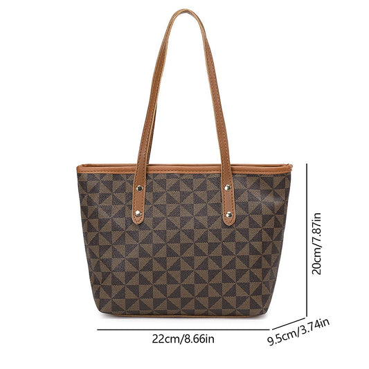 Trendy and versatile printed tote bags, fashionable and generous women's handbags, tote bags, large capacity women's bags.QKC