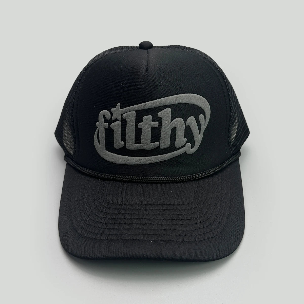 Color Block Filthy Letters Baseball Hats New Unisex Sunshade Color Block Breathable Personal Versatile Mesh Fashion Trucker Caps