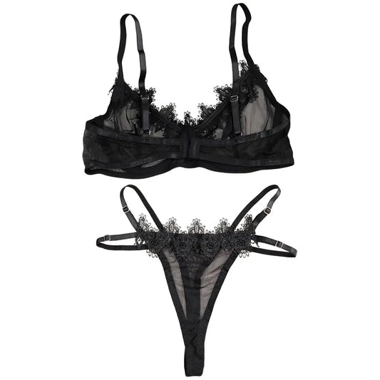 Sexy Lingerie for Women Underwear Panty Set Play See through Lace Babydoll Sleepwear
