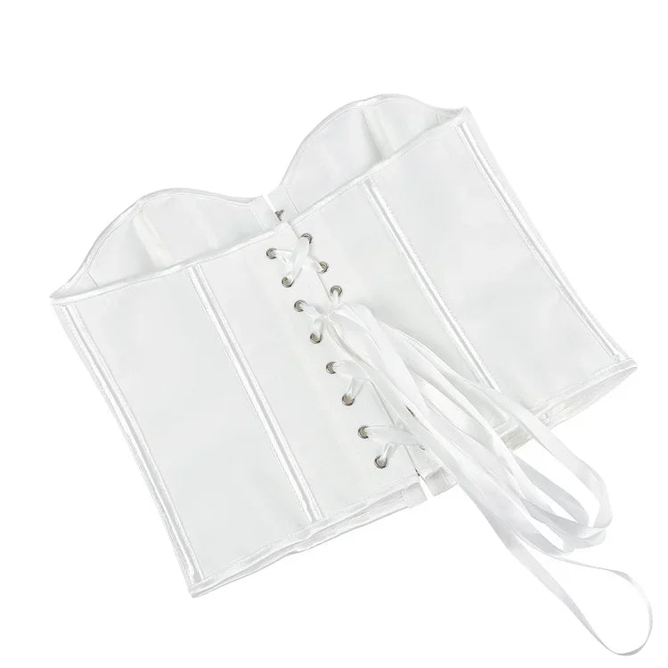 Fashion Strapless Off Shoulder Corset Tank Crop Tops Summer Backless  Camisole Underwear Female Bustier Top