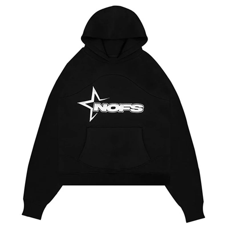 2024 New sweatsuit Letter Printing Streetwear Y2K Men's Hip Hop Oversized Hoodie Sweatshirt Sweatpant Casual Pants Sportswear