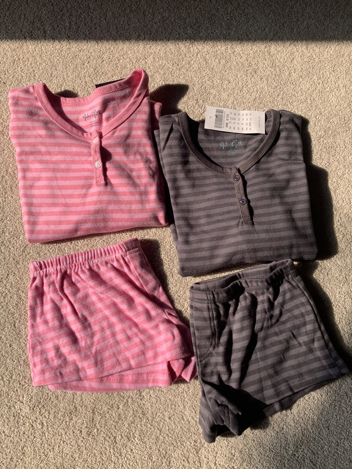 Pink Striped Long Sleeve T-shirt Shorts Set Woman Buttons Slim Tees+Elastic Straight Short Pant Cotton Home Pajama 2 Piece Sets