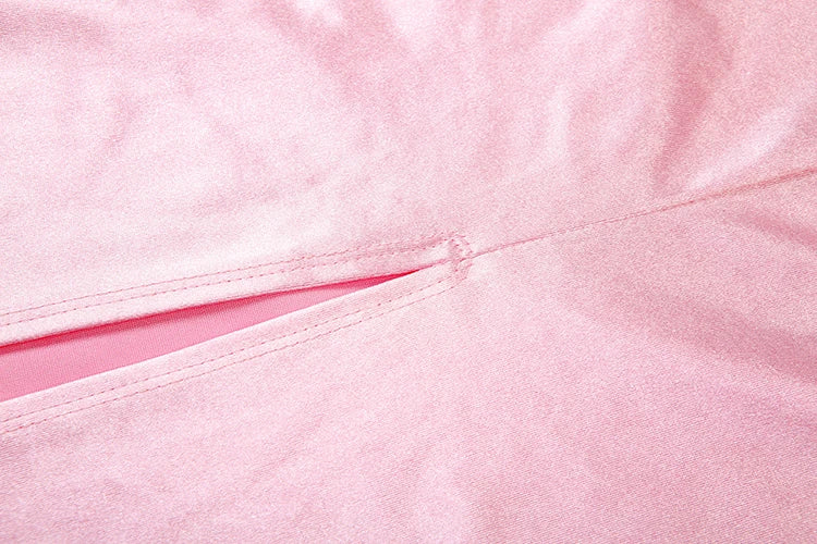 Weird Puss Satin Feather Waist Dress Women Y2K Sexy Sleeveless Backless Tassel Rhinestones Split Banquet Party Clubwear Vestidos