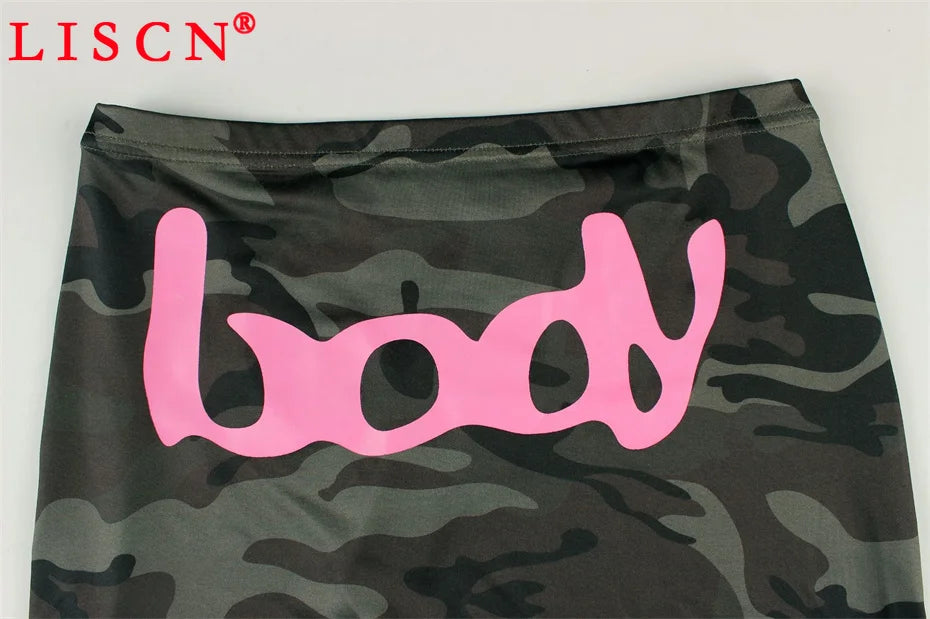 10 Wholesale Fall Tracksuits Camouflage Printing Two Piece Set Womens Outfits Slim Long Sleeve Hooded Jackets + Pants K15697_2