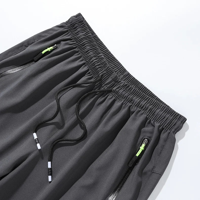5XL High Stretch Outdoor Sport Hiking Pants Men Zipper Pockets Trousers Men Summer Thin Quick Dry Men's Pants Trekking Fishing