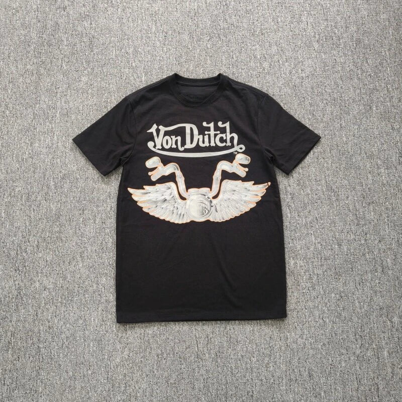 New Men Casual Round Neck Short Sleeve Pure Cotton T-Shirt Summer Vacation Top Funny Graphic Tees Y2K Street Wear