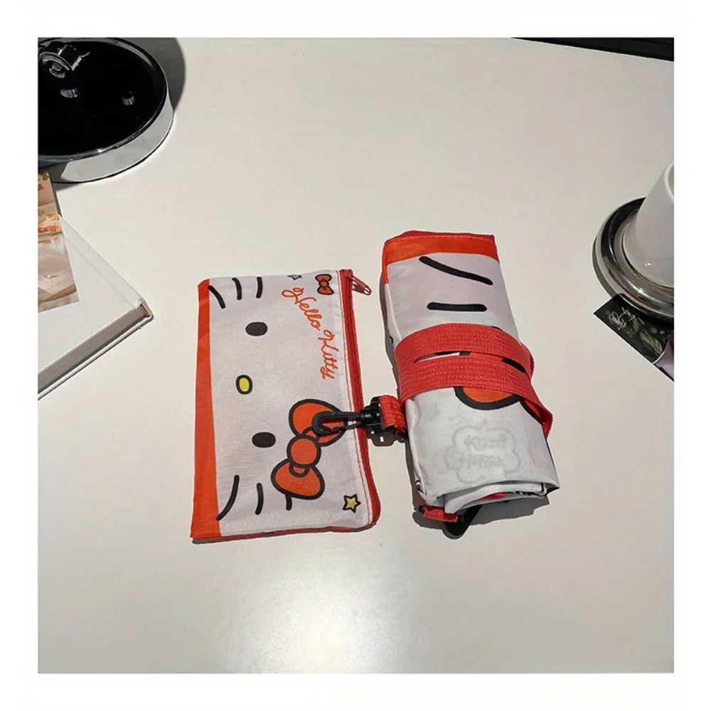 Hello Kitty Top-Handle Bag for Women Girls with A Small Handbag Large Capacity Durable Travel Bag Storage Short Distance Outdoor Make Up Bag Beat Gifts for Festival Party Wedding