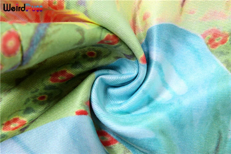 Weird Puss Beach Style Women 2 Piece Set Y2K Vacation Swimsuit Colorful Pearl Halter Bikini Bra+Panties Party Matching Clubwear