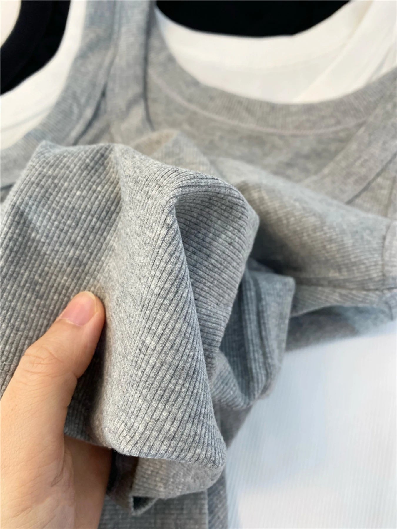 3PCS Set Cotton Camisole Vest Paired Summer Slim Fit Clothing Simple Versatile Basic Top Breathable Womens Korean Style Tops
