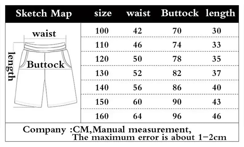 Men's and Women's Outdoor Sports Casual Shorts Are Comfortable, Quick Drying, Breathable, Fashionable, and 3D Printed
