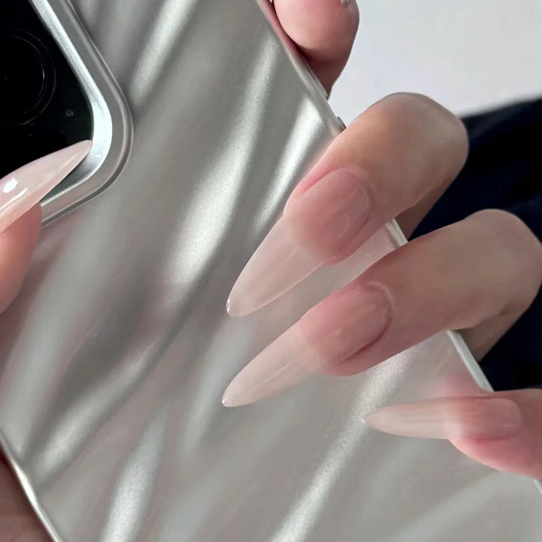 24-Piece Long Pointed Artificial Nails