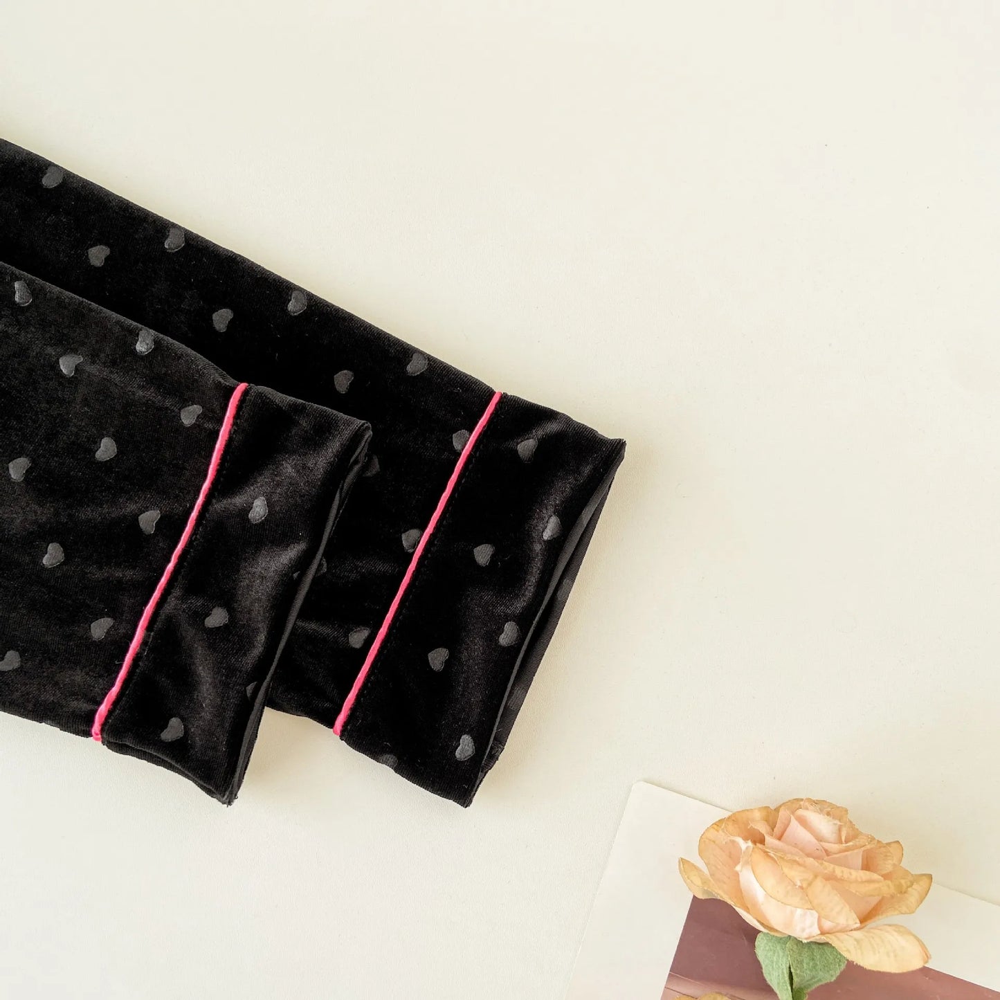 Velvet Dot Print 2Pcs Top&pants Lady Warm Home Clothes Autumn Winter New Pajamas Sexy Trousers Suit Loose Sleepwear Women Pjs