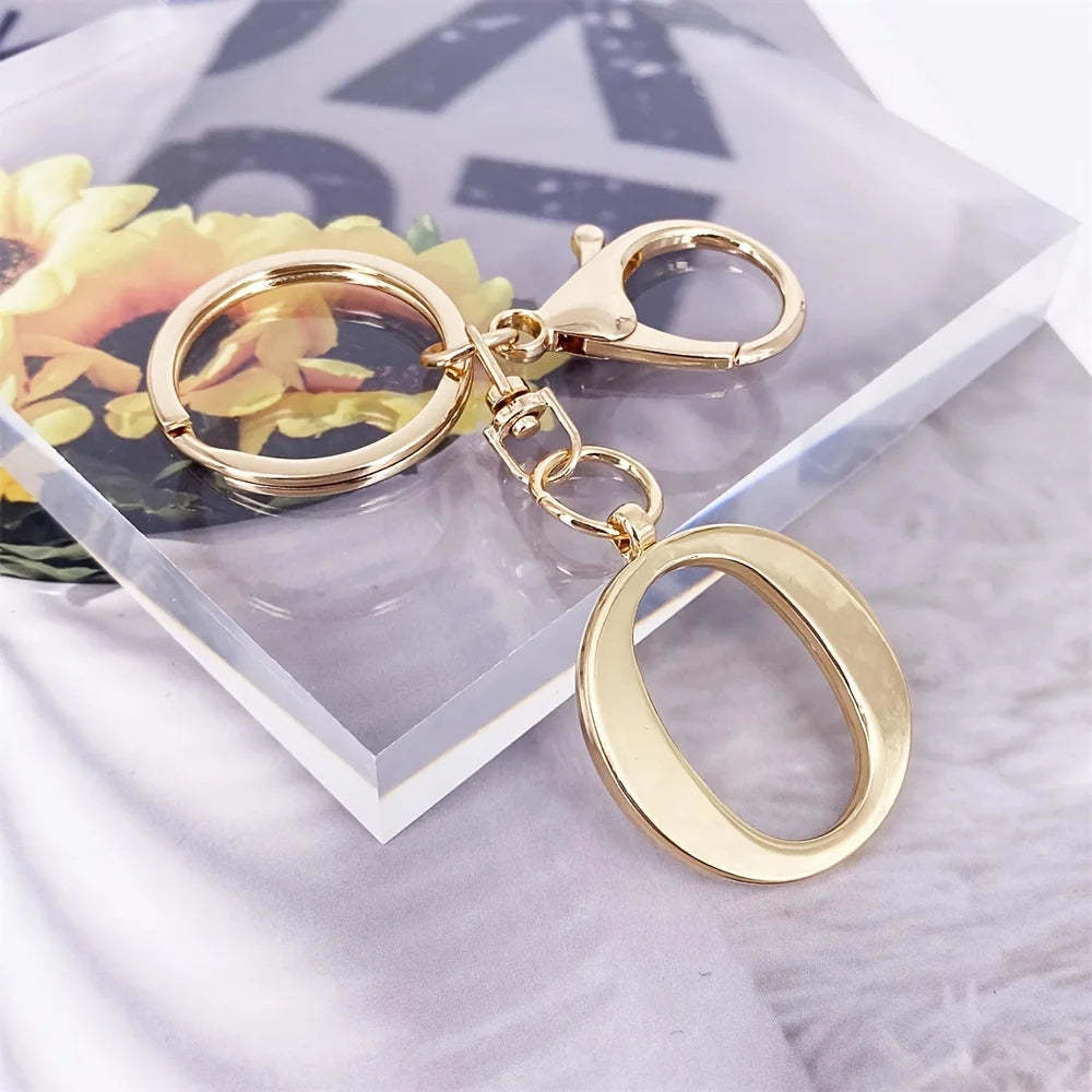 1pc English Letter Keychain Pendant Phone Pendant Key Ring Accessories Lovely Bag Charm for Girls Gift Car Pendant