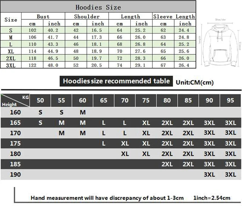 Men Women Hoodie Loose Casual Clothing Fashion Long Sleeve Hooded Pullover Personality Streetwear Sweatshirts