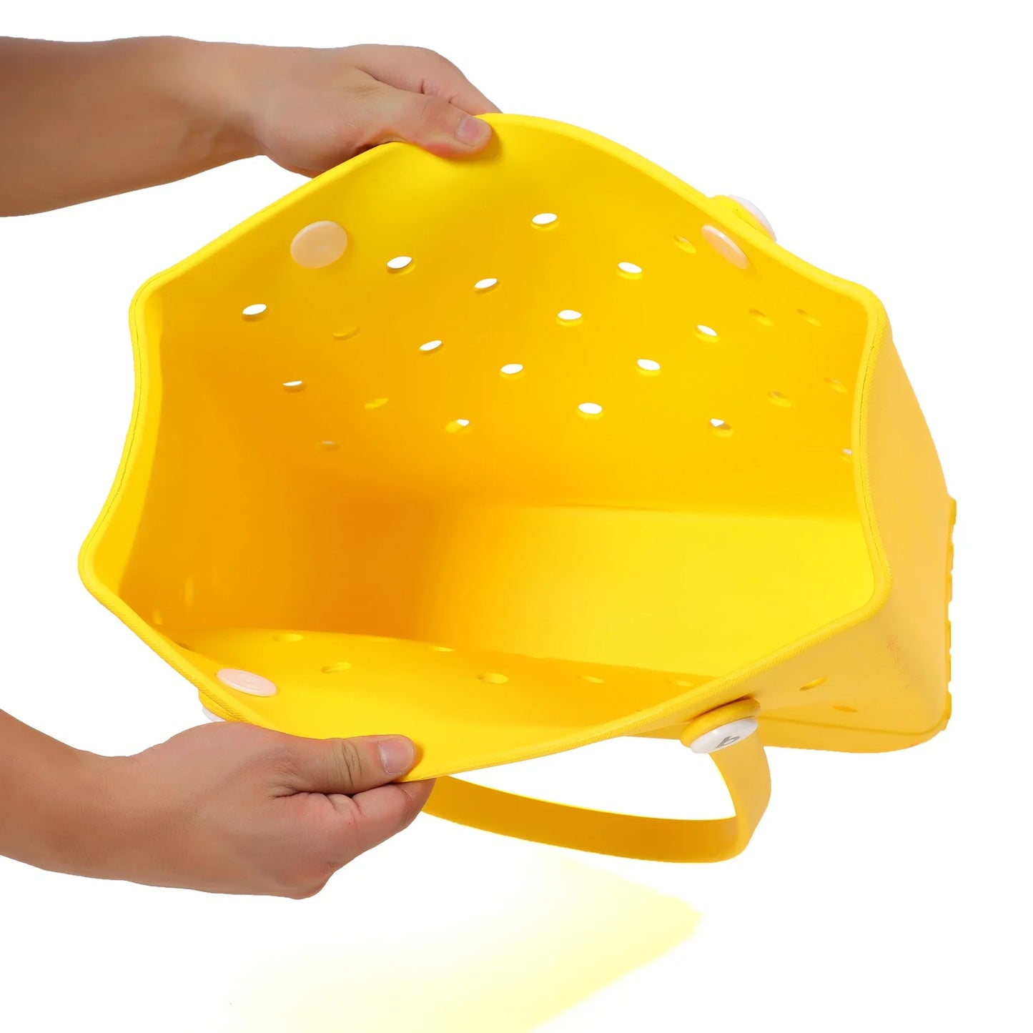 Beach Bag Waterproof Tote Handbag EVA Beach Basket Child High Capacity Multi-Purpose Handbag Fashion Kid Beach Storage Bag