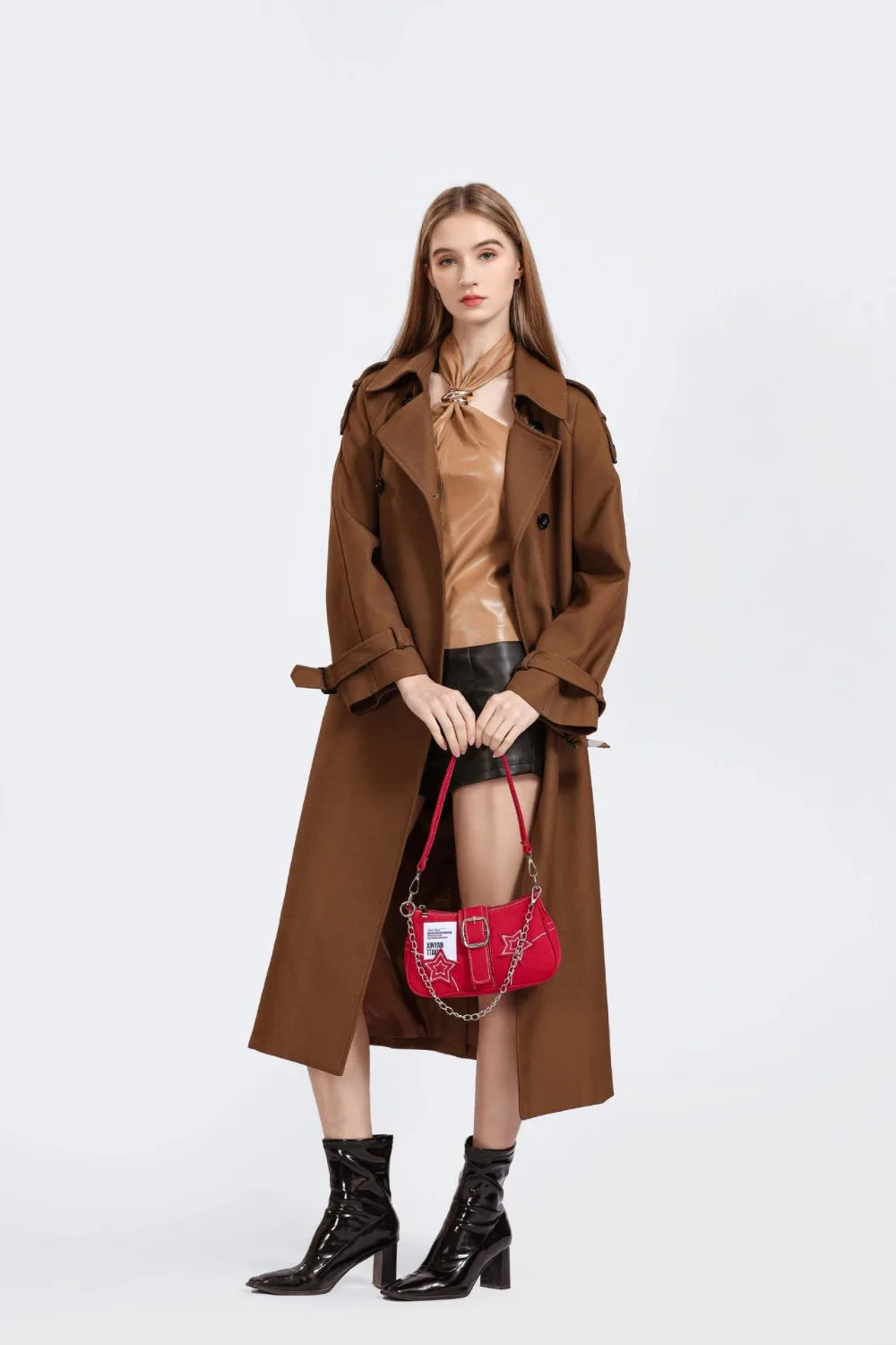 Y2K Canvas Chain Shoulder Bag jeans Stars Pattern Underarm Bag Women's Handbag for Woman Girls