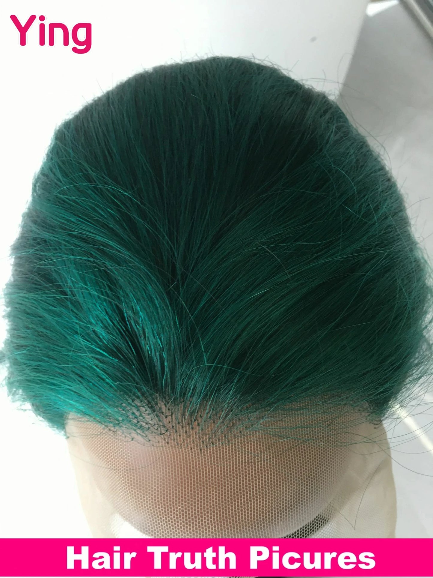 Highlight Emerald Green Colored 200% Bone Straight 13x4 13x6 Lace Frontal Wigs Human Hair PrePlucked 5x5 Closure Wigs For Women