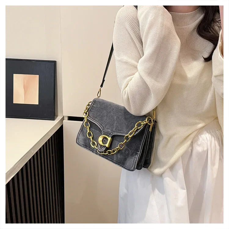 2025 High-Value Retro Women's Canvas Underarm Bag – Trendy Shoulder/Crossbody, Versatile Sophisticated Backpack