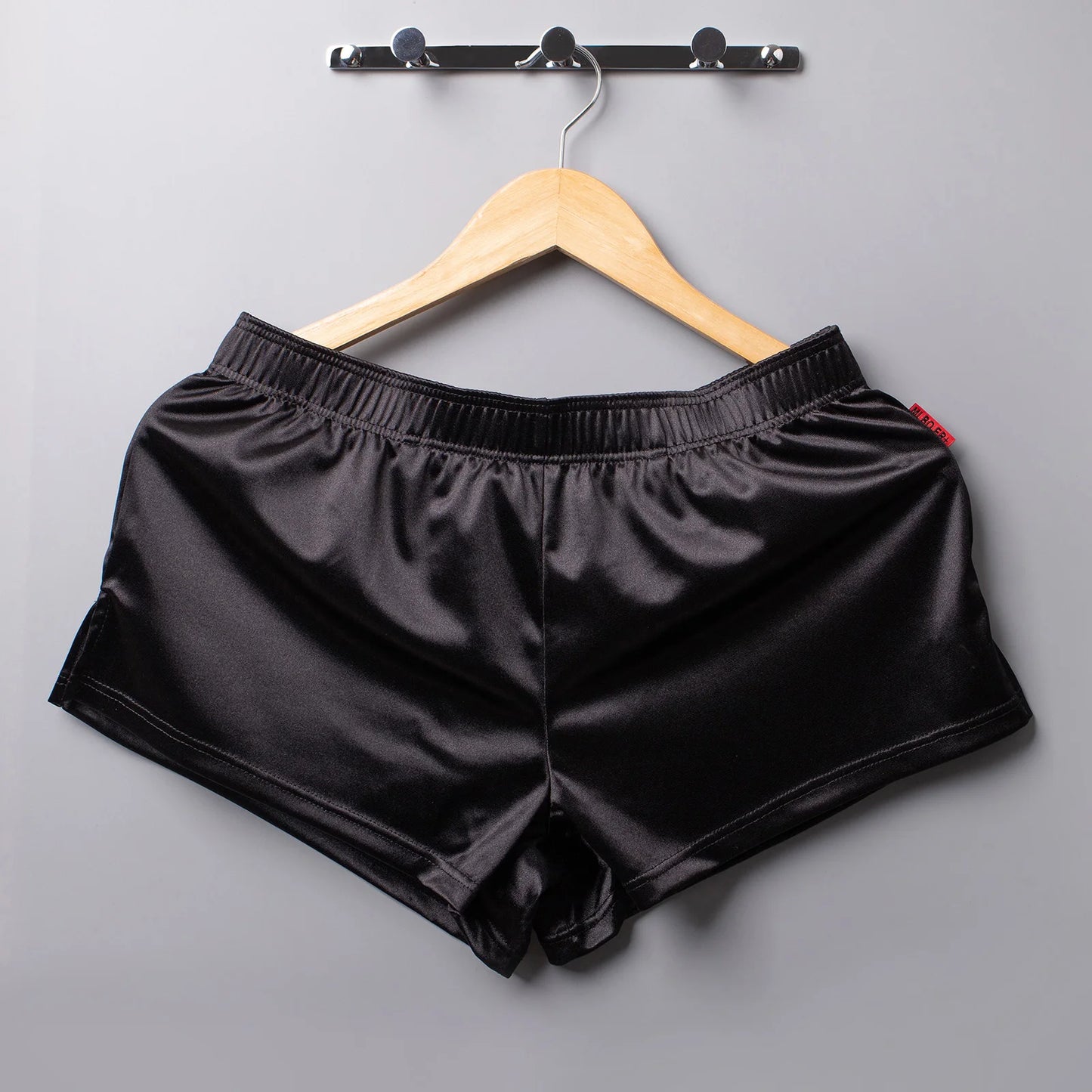 Sexy Sleepwear Nightwear Satin Short Pants Men Underwear Lounge Pajamas Homewear Sleep Bottoms Boxershorts