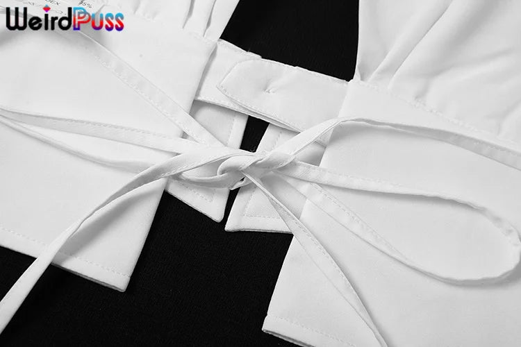 Weird Puss Y2K Button Halter Camisole Women V-Neck Skinny Elegant Sexy Summer Fashion 2022 Wild Streetwear Backless Tank Tops