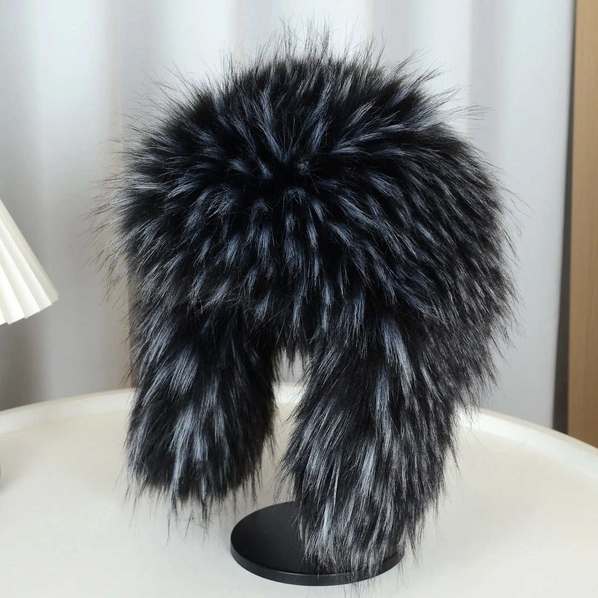 Lei Feng hat winter imitation fox fur thick warm baotou hat outdoor cold-proof ear protection pilot hat cycling hat