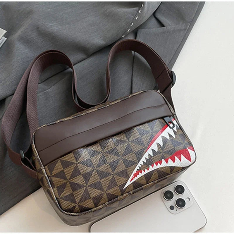 Creative Shark Mouth Crossbody Bag Large Capacity Coin Purse Phone Bag