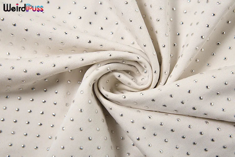 Weird Puss Sequins Shiny Dress Women Backless Halter Low Neck Ruched Skinny Short Bodycon Sexy Slim Midnight Evening Party Robe