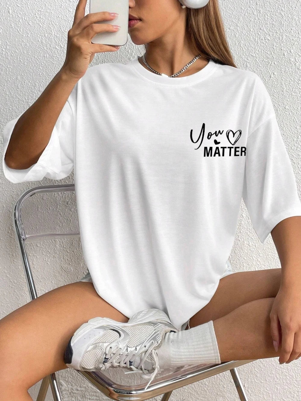 To The Person Behind Me: You Are Amaeing Women Tshirts Sport Casual T-Shirts Breathable Cotton Short Sleeve Oversized Tshirt