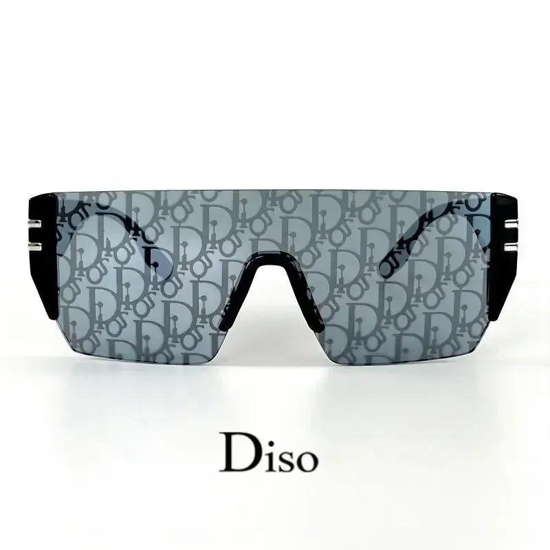 2025 New Rimless Oversized Sunglasses Women Men Luxury Brand High Quality Sun Glasses Ladies Unisex Eyewear UV400 Oculos De Sol