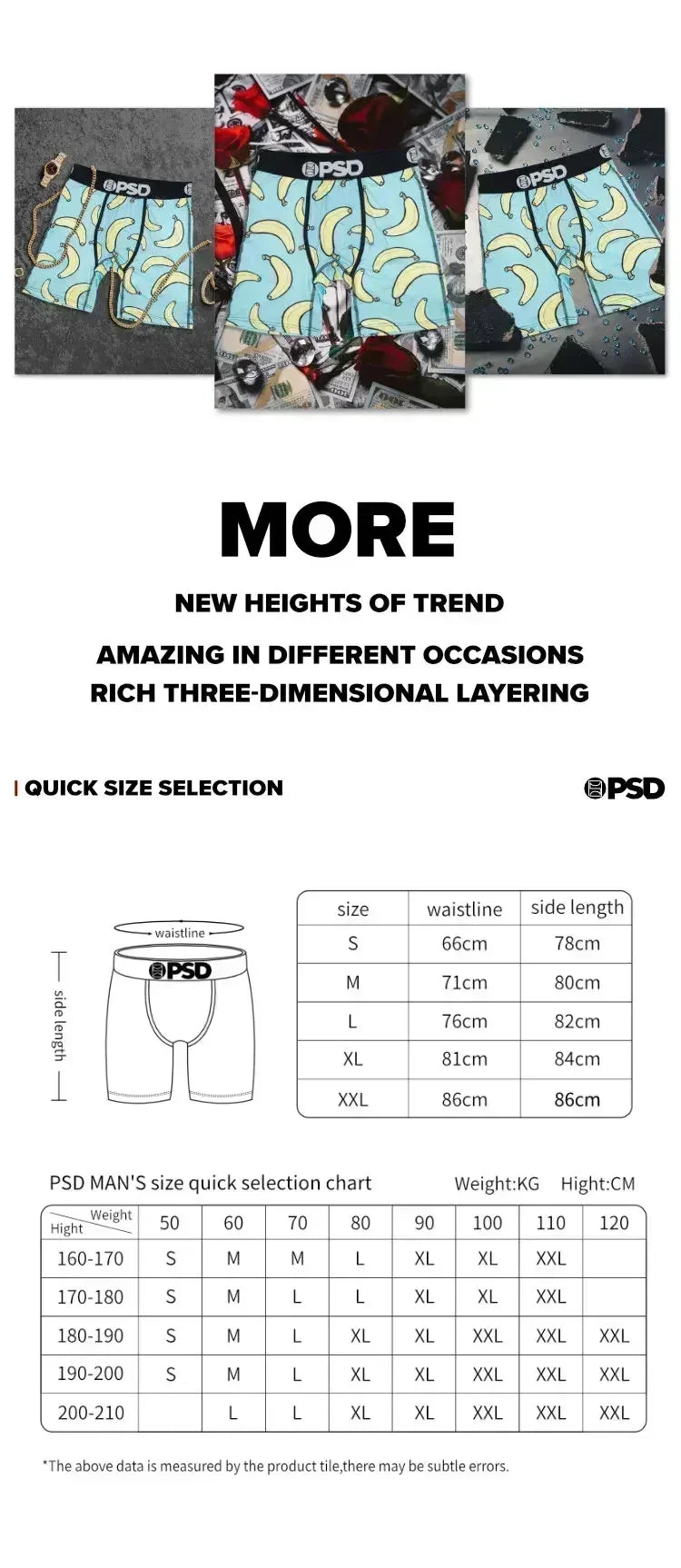 OZPSD 1Pcs Men Underwear Boxer Nylon Breathable Crotch Man Boxer Briefs Sexy Men's Panties Plus Size L-XXL Mens Boxer Underpants