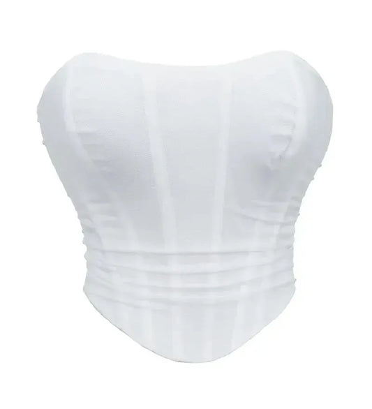 Pink Women Corset Sexy Overbust Bustier Crop Top Lace-Up Plastic Boned Corsets and Bustiers Body Shaper Short Torso Kорсет